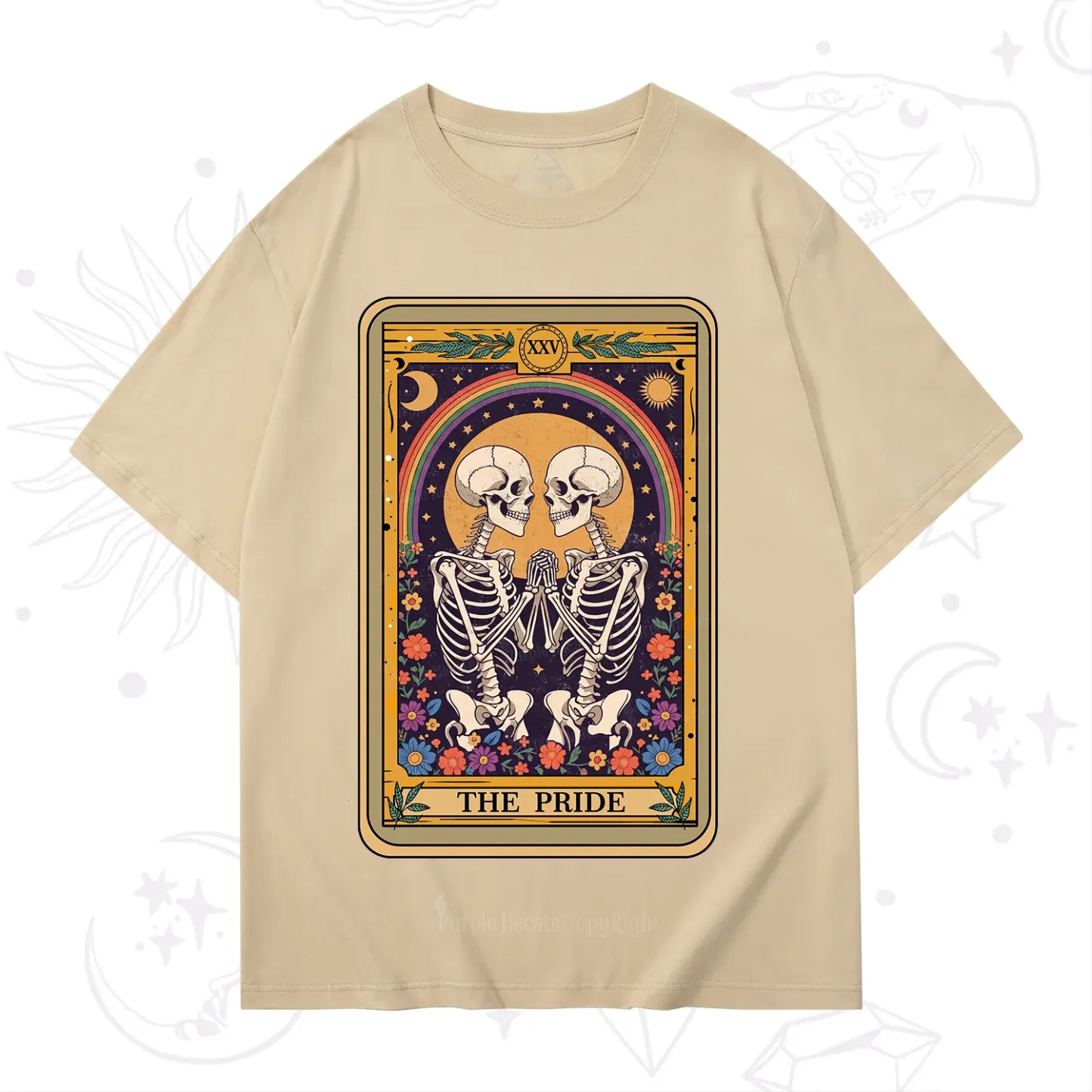 Purplehecate The Pride Skeleton Tarot T-Shirt
