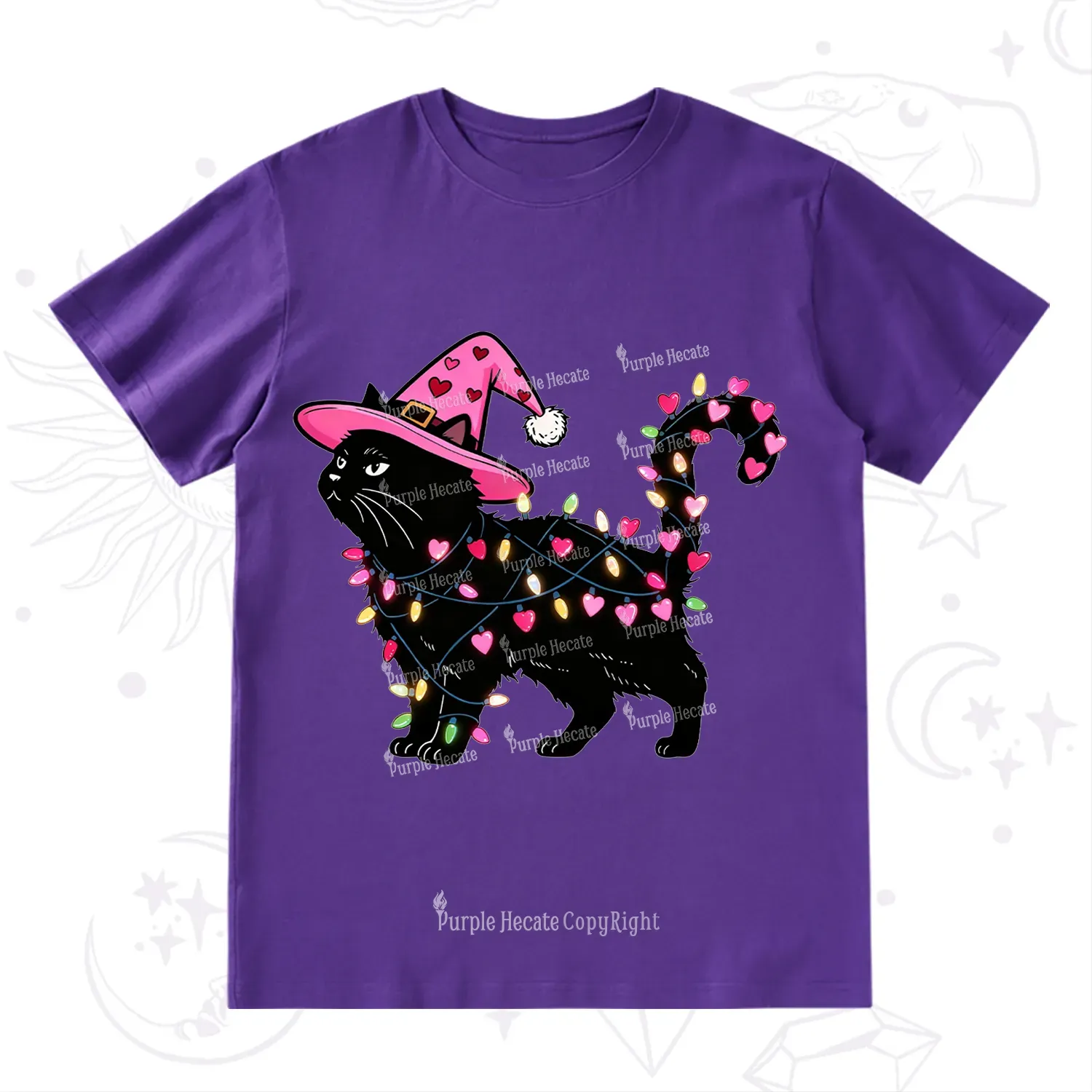 Purplehecate Cute Cat Valentine T-Shirt