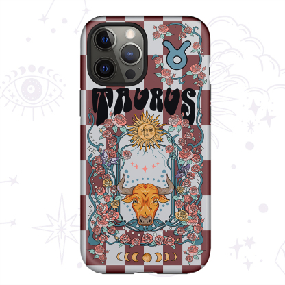 Purplehecate Taurus Spirit Zodiac Collage Phone Case