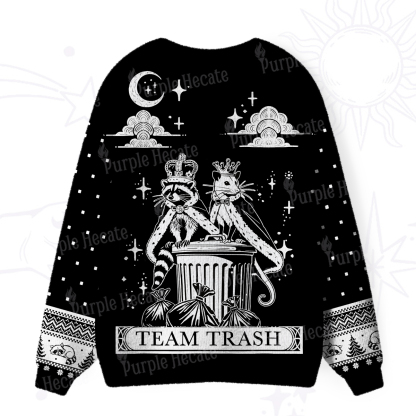 Purplehecate The Team Trash Kingdom Ugly Cardigan Sweaters