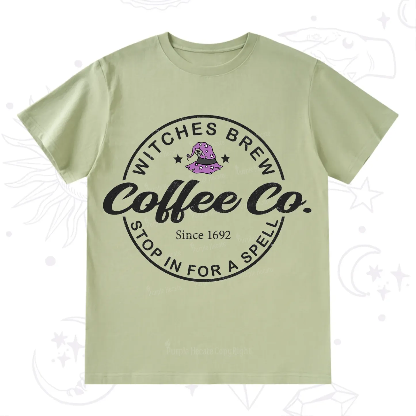 Purplehecate Witches Brew Coffee Co T-Shirt