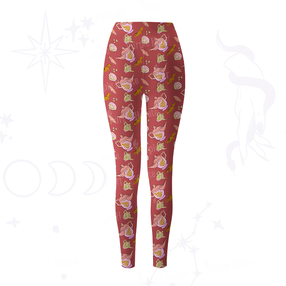 Purplehecate Mystical Teapot Yoga Pants