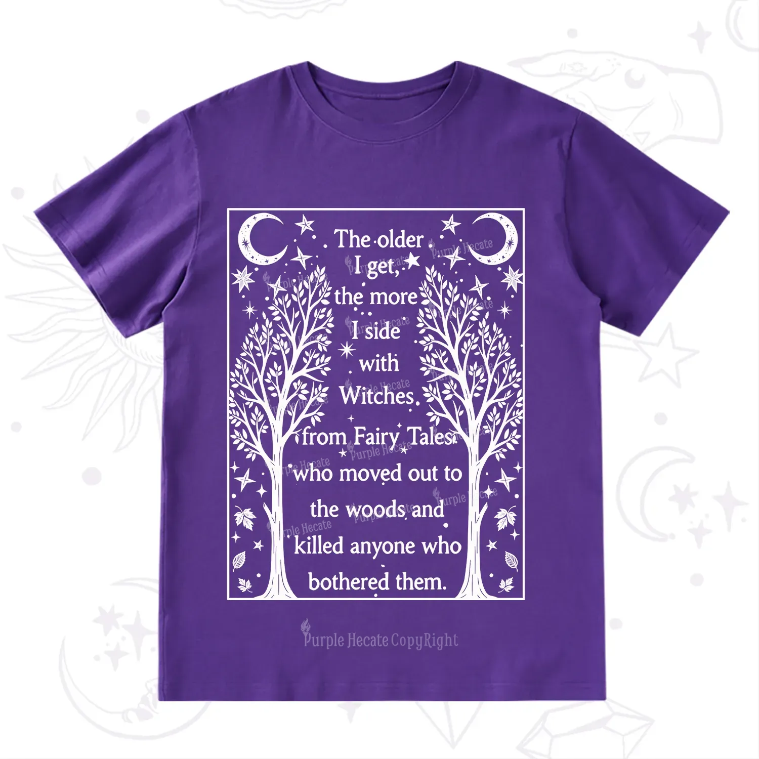 Purplehecate Side With Witches T-Shirt