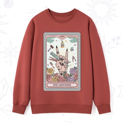 Purplehecate The Pet Groomer Tarot Card Sweatshirt