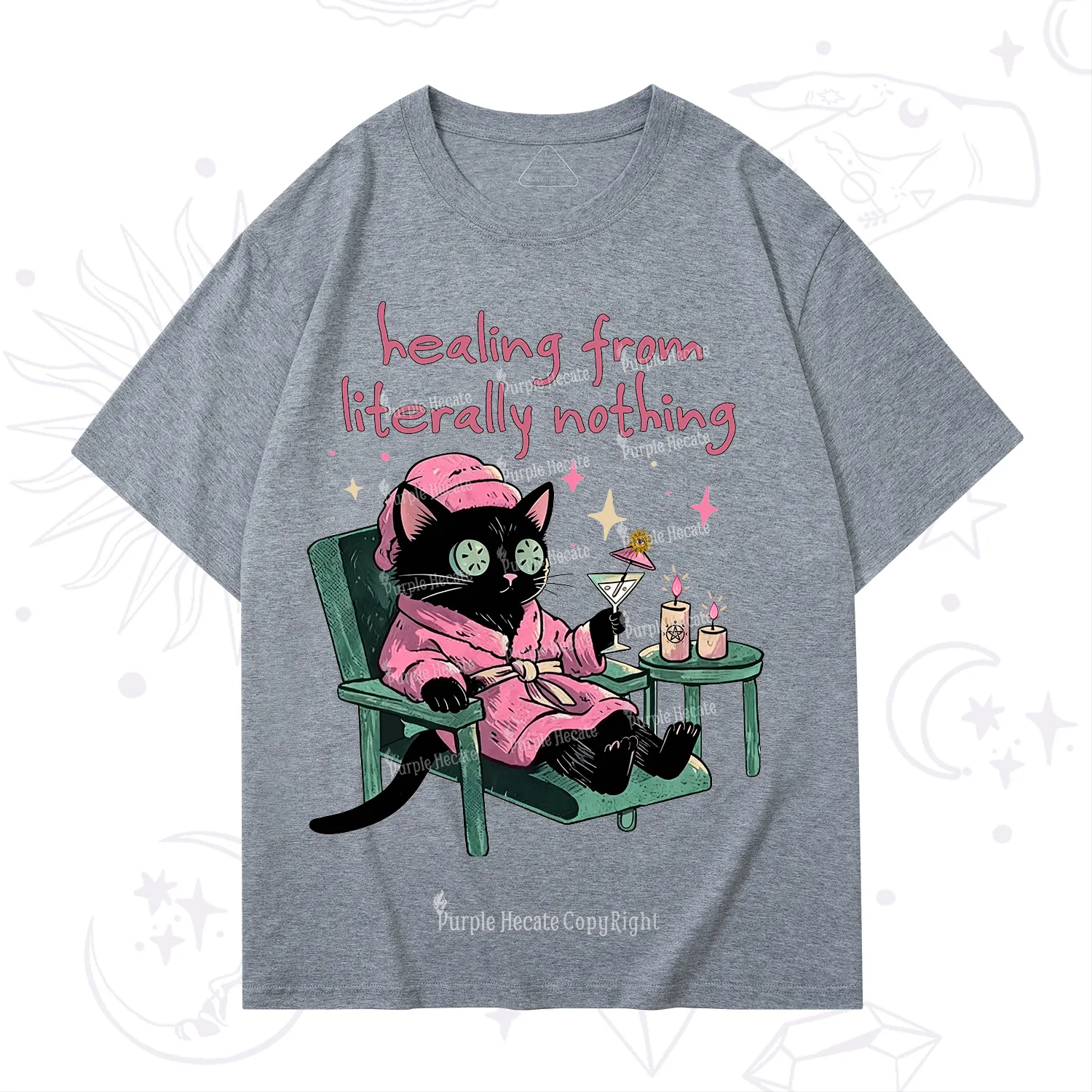 Purplehecate Healing From Literally Nothing T-Shirt