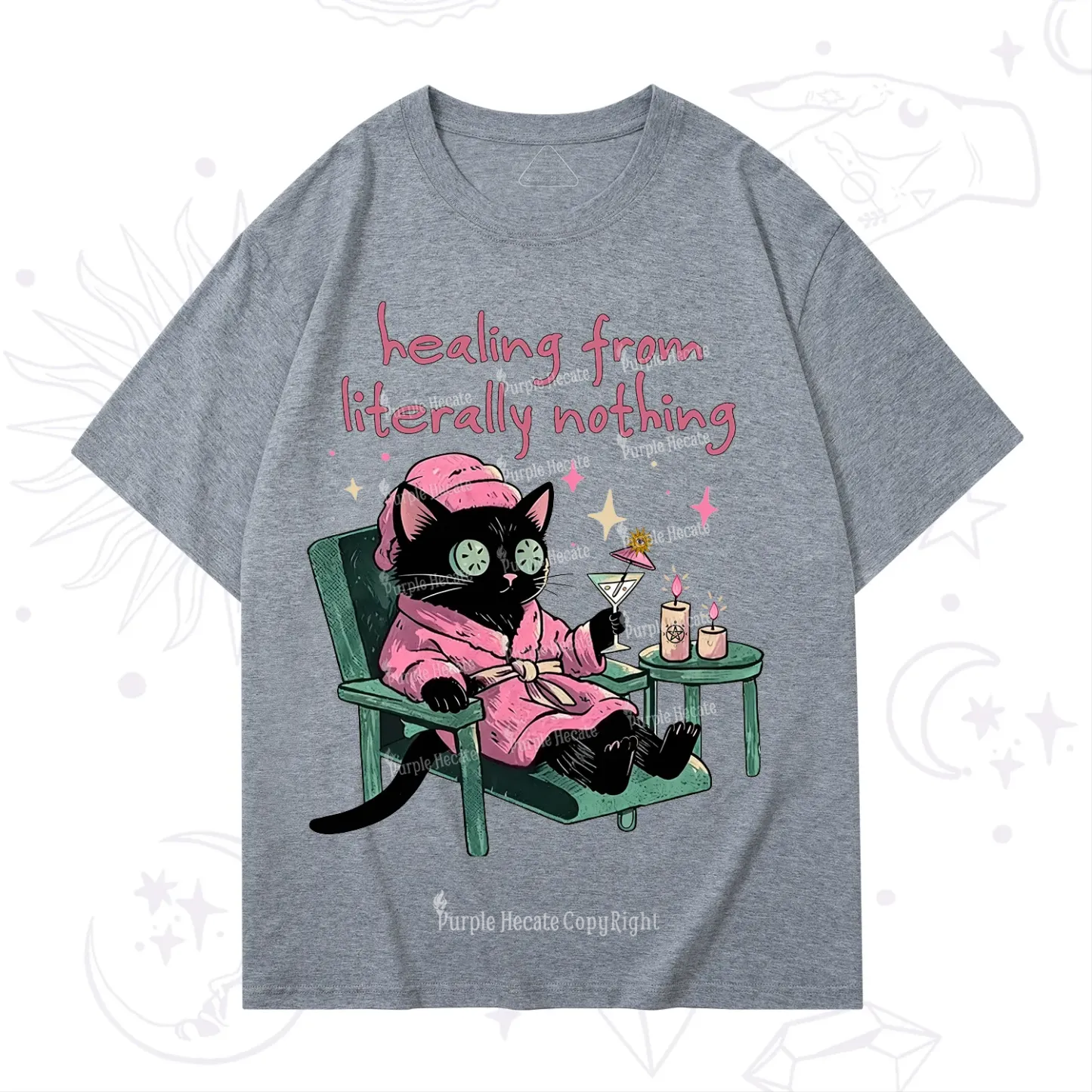 Purplehecate Healing From Literally Nothing T-Shirt