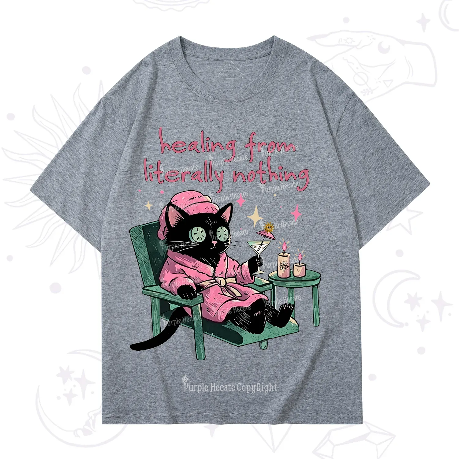 Purplehecate Healing From Literally Nothing T-Shirt