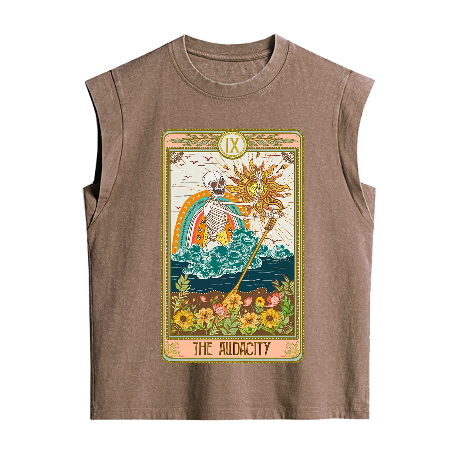 Purplehecate The Audacity Tarot Card Vintage Washed Tank