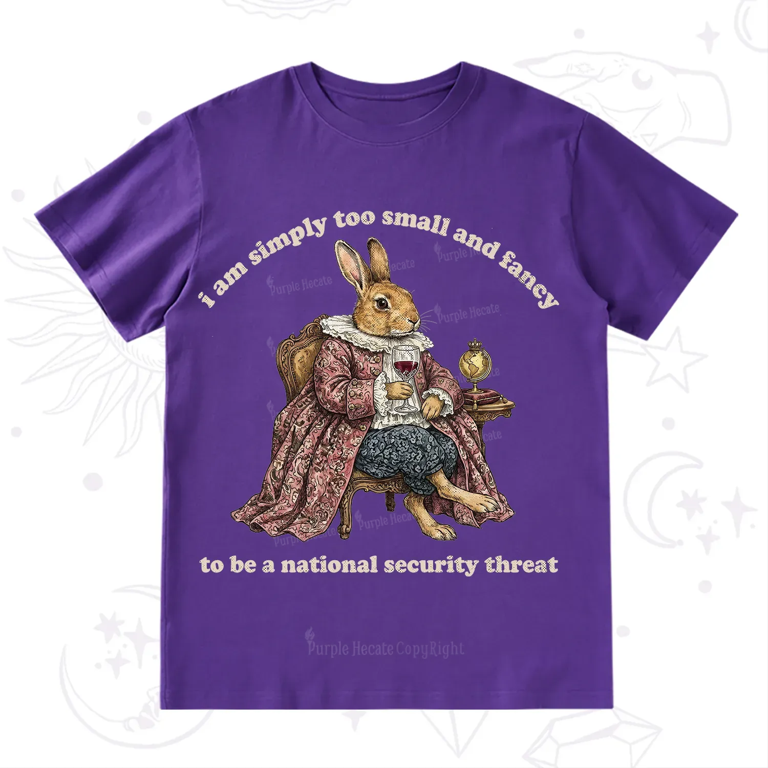 Purplehecate Too Small and Fancy T-Shirt