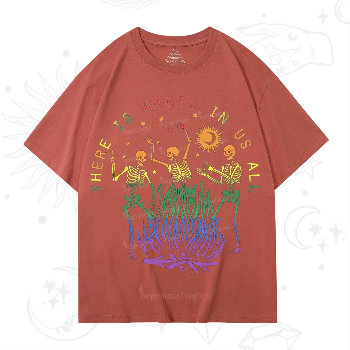 Purplehecate Pride Outfit There is Magic in Us All Back T-Shirt