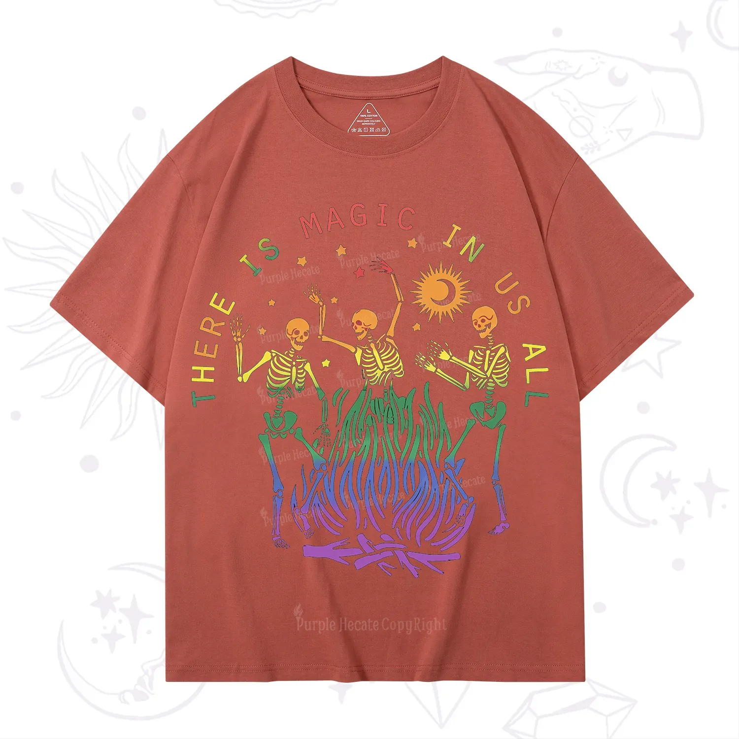 Purplehecate Pride Outfit There is Magic in Us All Back T-Shirt