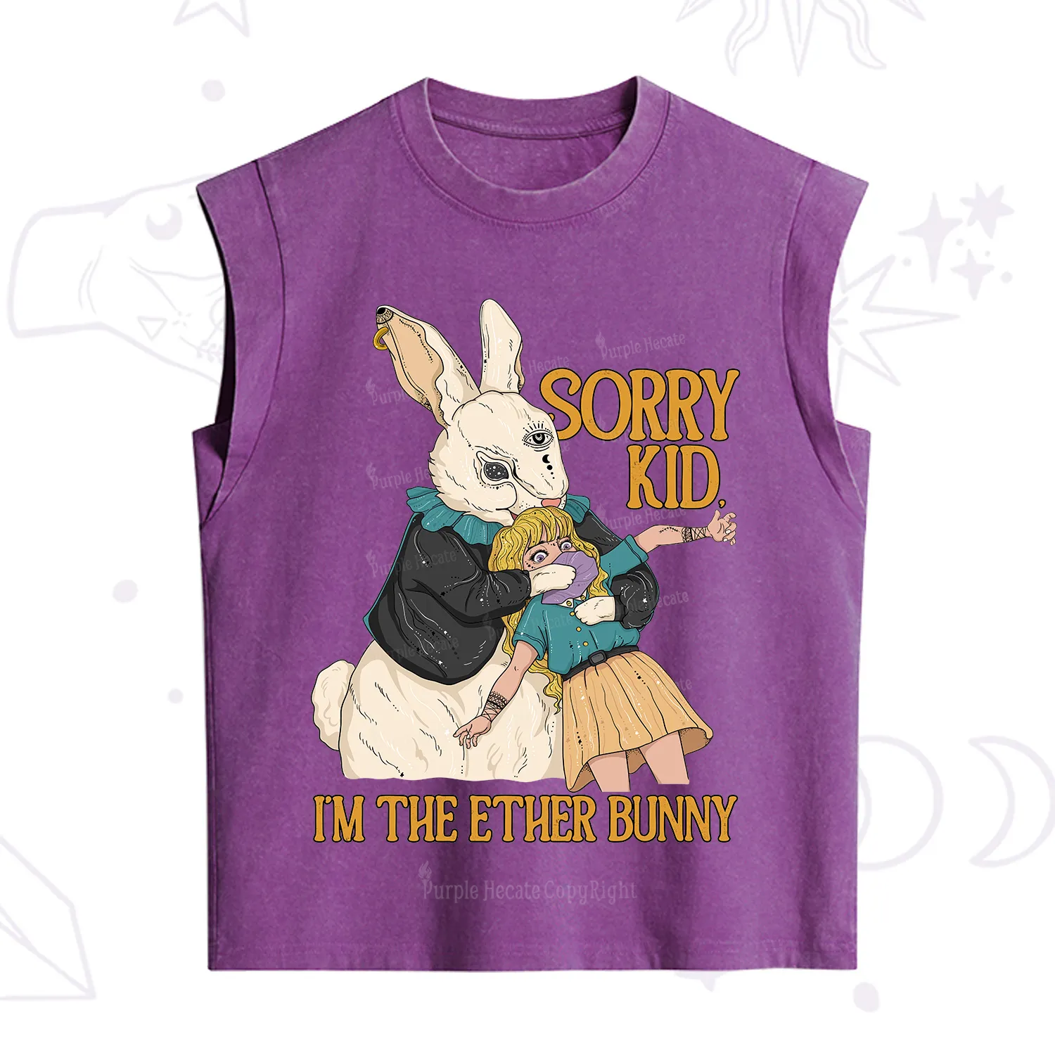 [Copy]Purplehecate Be a Lilith Not an Eve Vintage Washed Tank