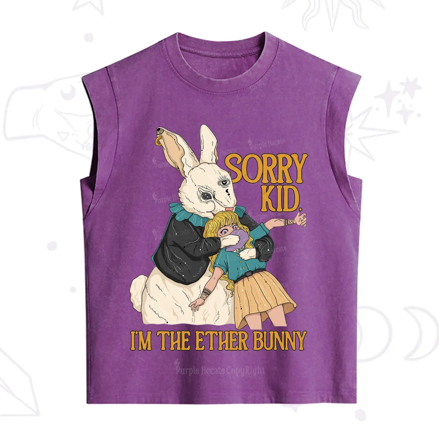 [Copy]Purplehecate Be a Lilith Not an Eve Vintage Washed Tank