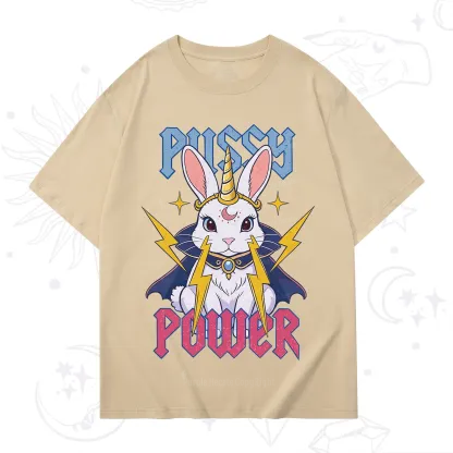 Purplehecate Pussy Power Magic Bunny T-Shirt