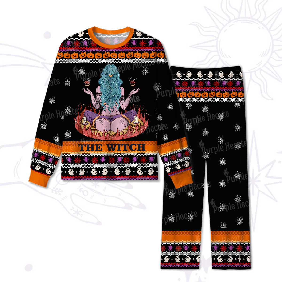 Purplehecate The Witch Halloween Pajamas