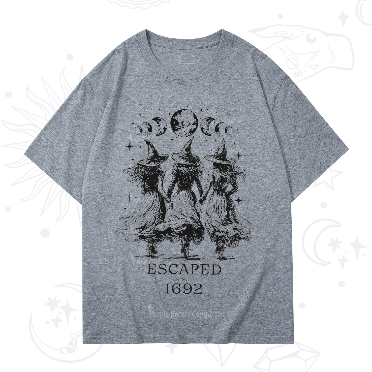 Purplehecate Escaped Since 1692 T-Shirt