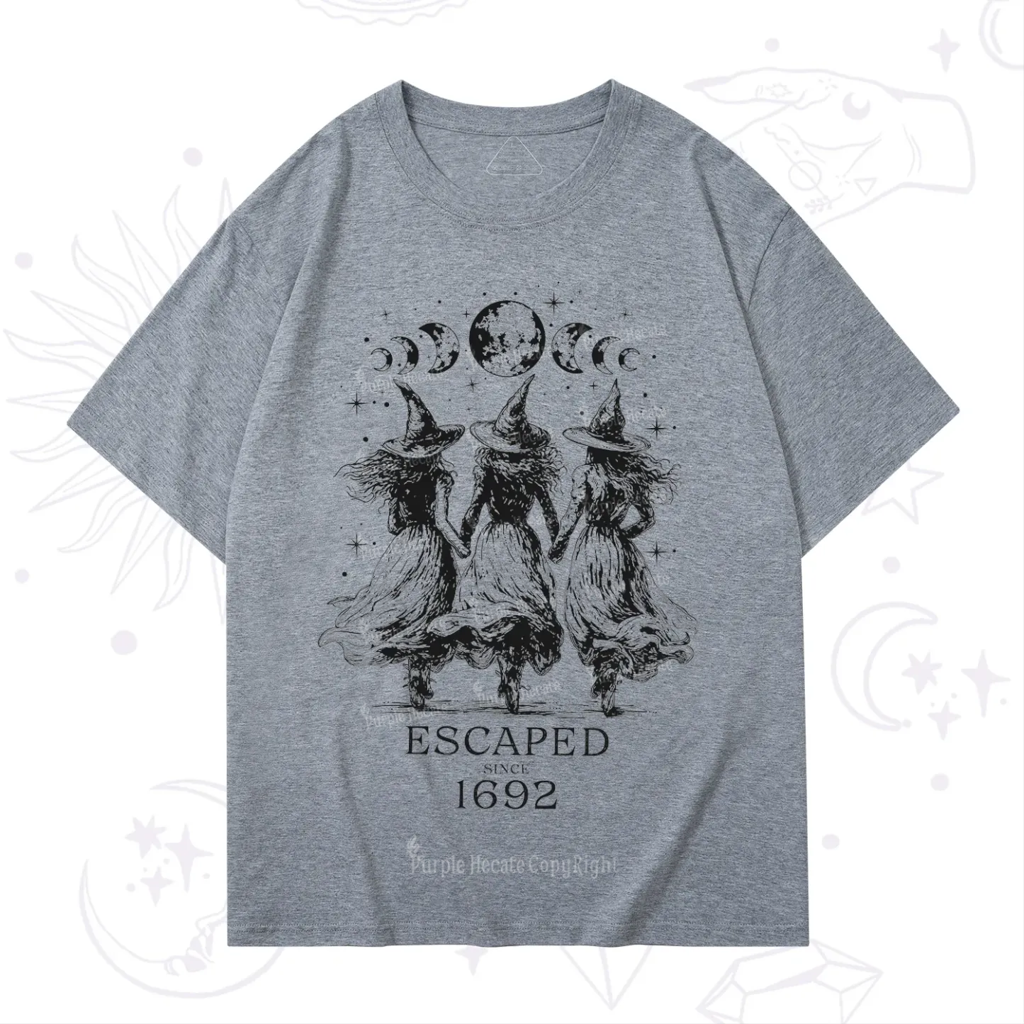Purplehecate Escaped Since 1692 T-Shirt