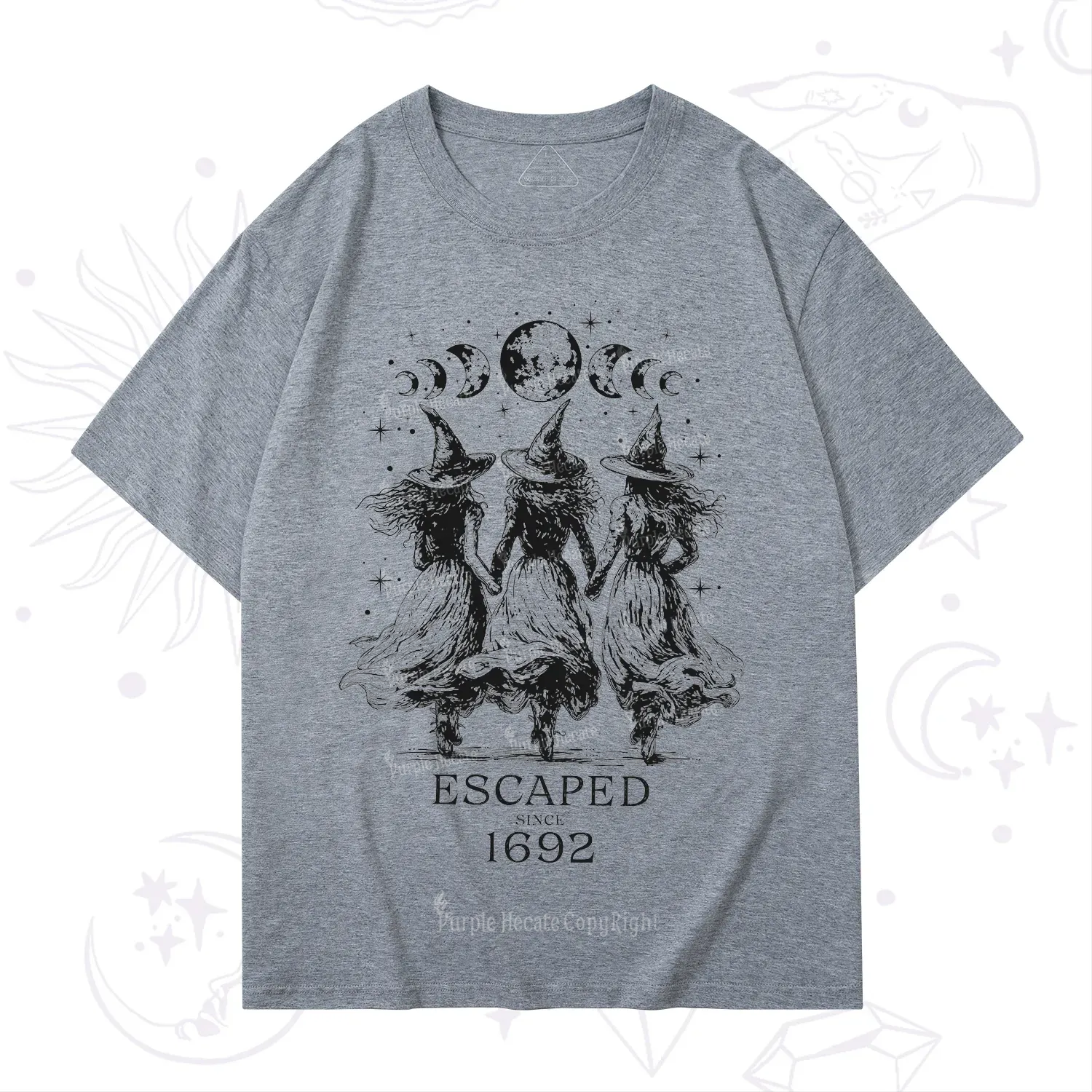 Purplehecate Escaped Since 1692 T-Shirt