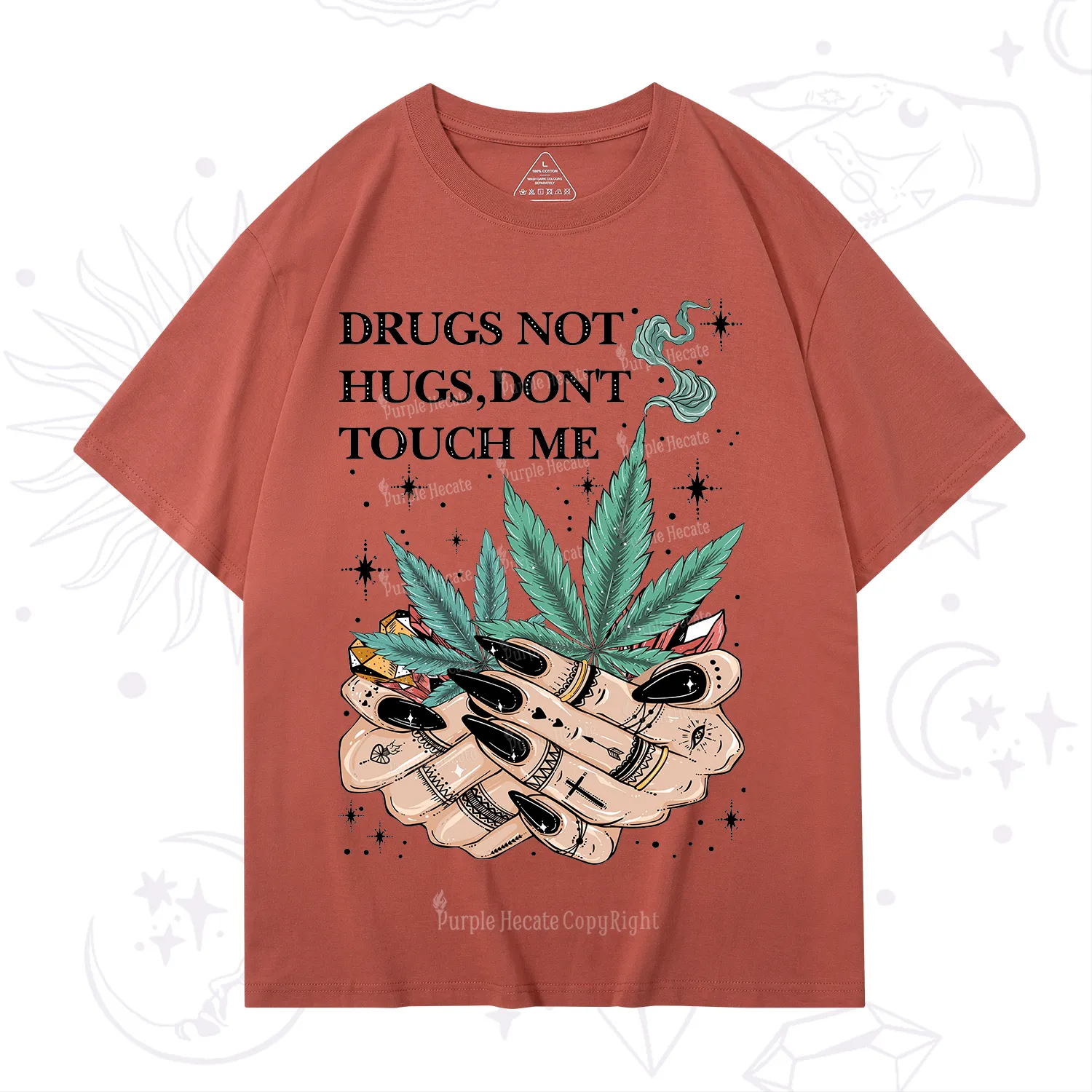 Purplehecate Drugs Not Hugs T-Shirt