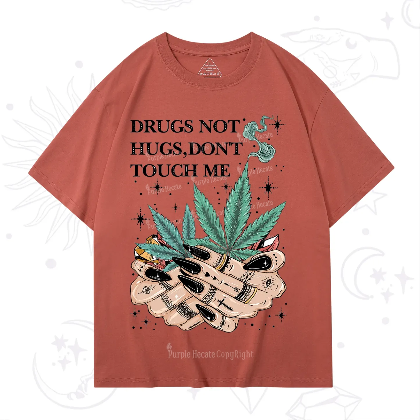 Purplehecate Drugs Not Hugs T-Shirt