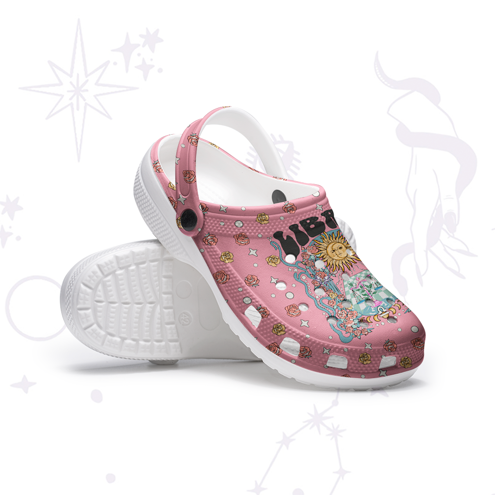 Purplehecate Libra Spirit Zodiac Rubber Clogs