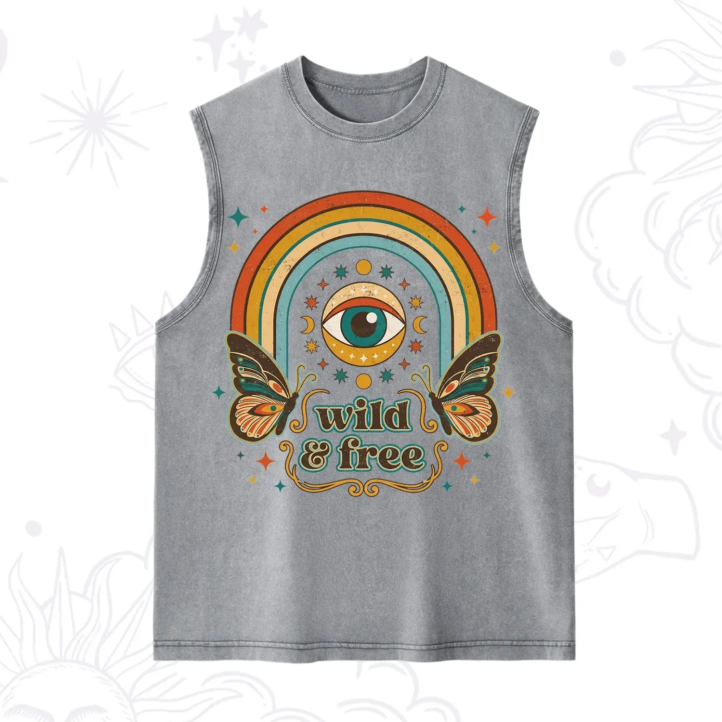 Purplehecate Wild And Free Washed Tank