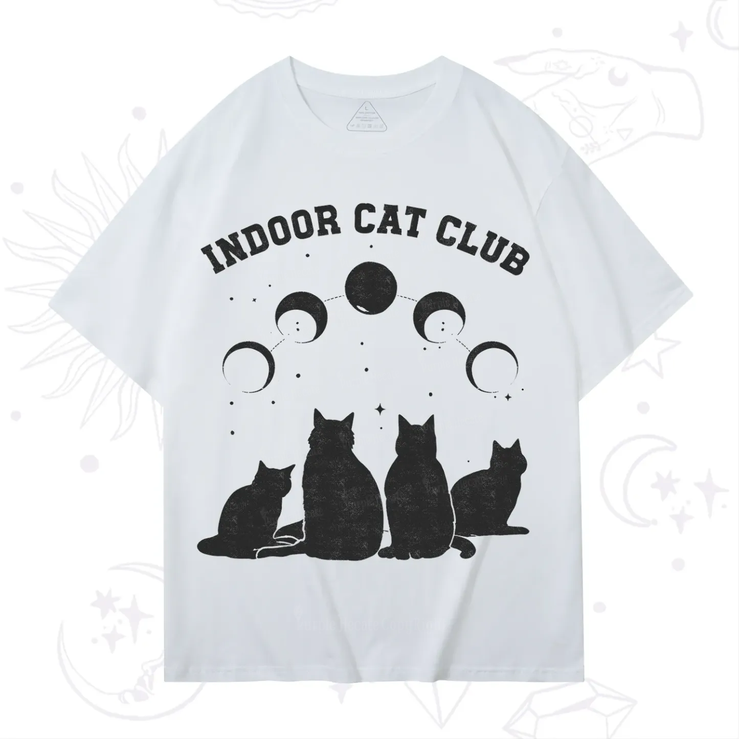 Purplehecate Indoor Cat Club T-Shirt