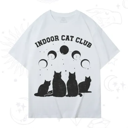 Purplehecate Indoor Cat Club T-Shirt