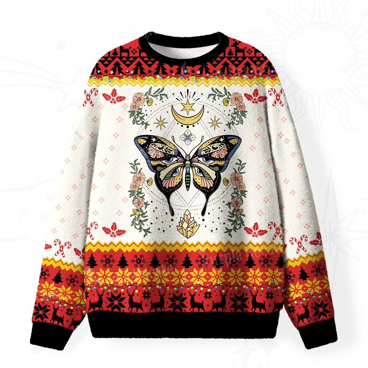 Purplehecate I Am Opening Fuzzy Ugly Christmas Sweatshirt