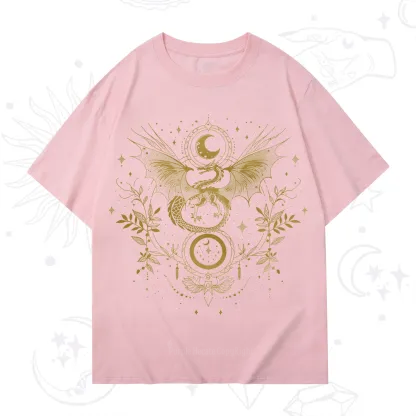 Purplehecate Celestial Dragon Moon Phase T-Shirt