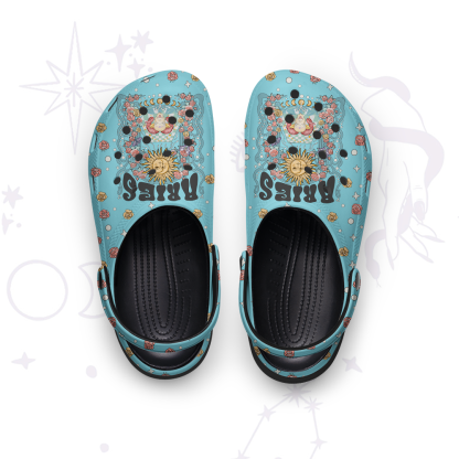 Purplehecate Aries Spirit Zodiac Rubber Clogs