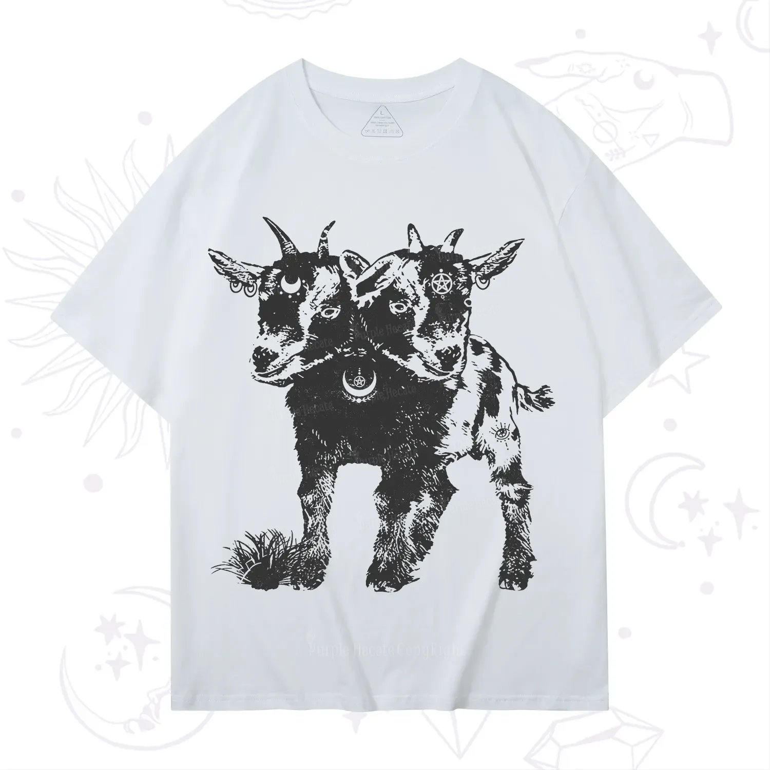 Purplehecate Two Headed Goat T-Shirt