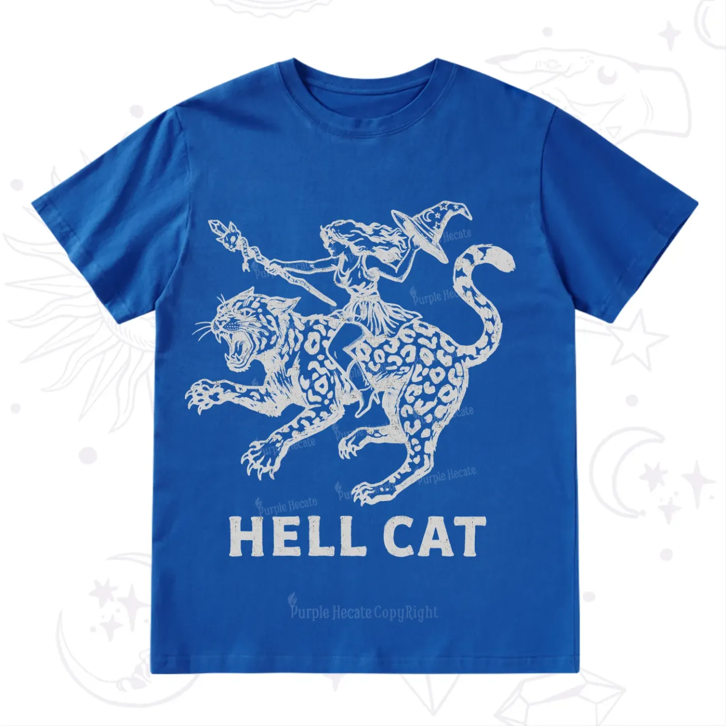 Purplehecate Hex Girl Hell Cat T-Shirt