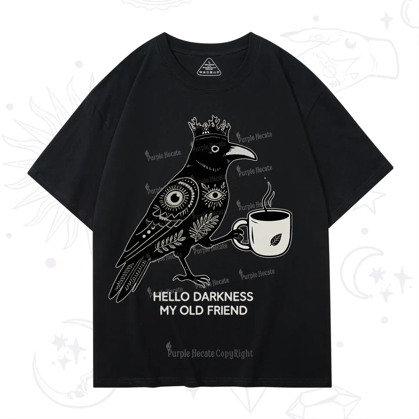 Purplehecate Hello Darkness My Old Friend T-Shirt