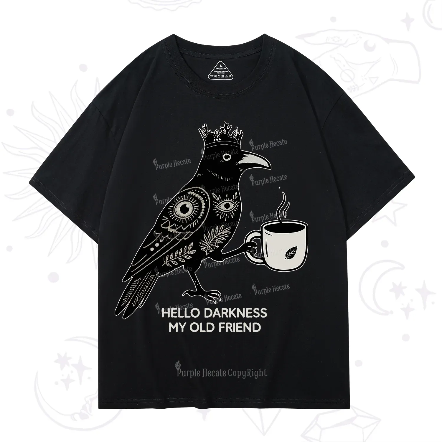 Purplehecate Hello Darkness My Old Friend T-Shirt