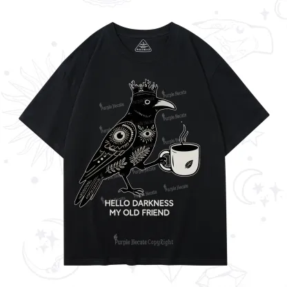Purplehecate Hello Darkness My Old Friend T-Shirt