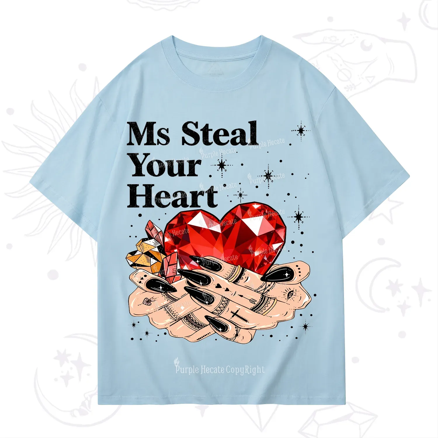 Purplehecate Ms Steal Your Heart Valentine T-Shirt