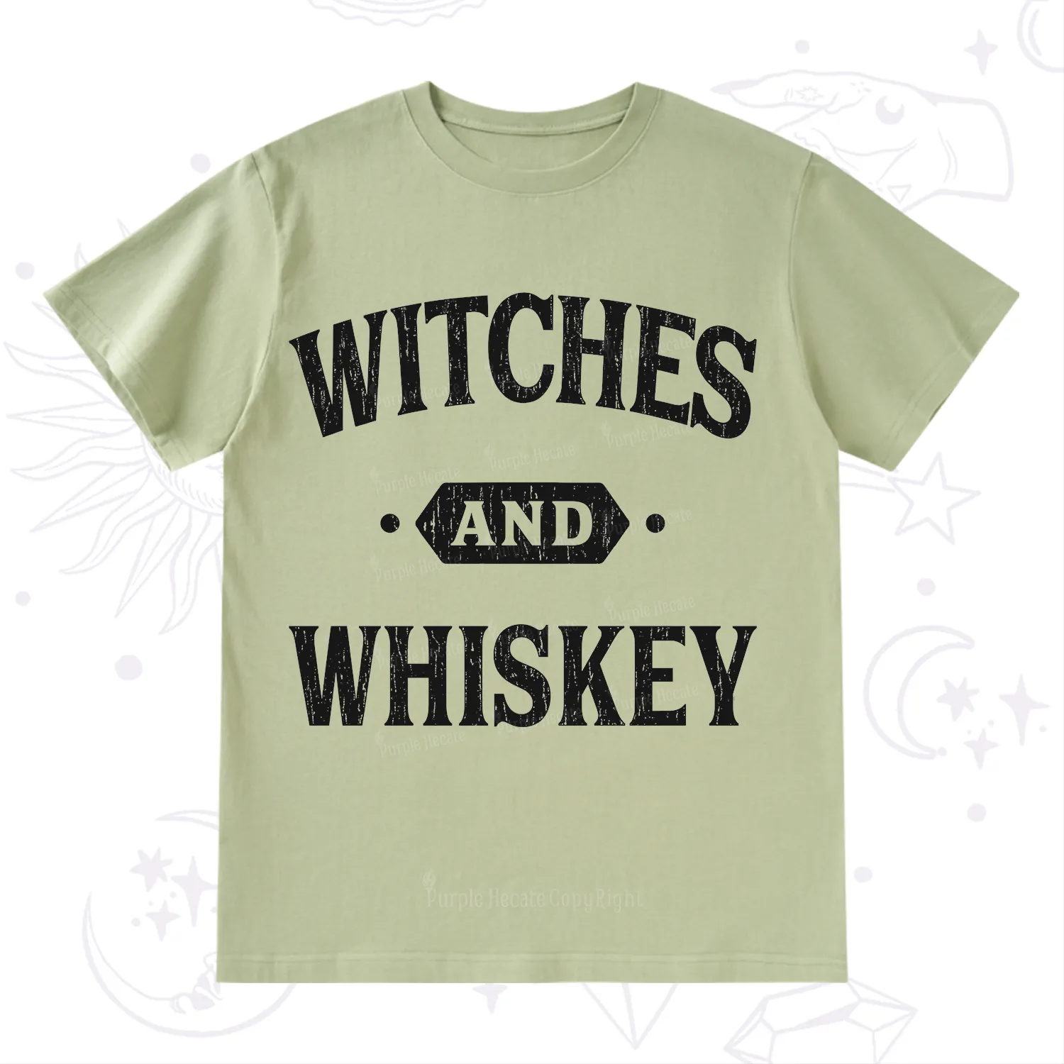 Purplehecate Witches and Whiskey T-Shirt