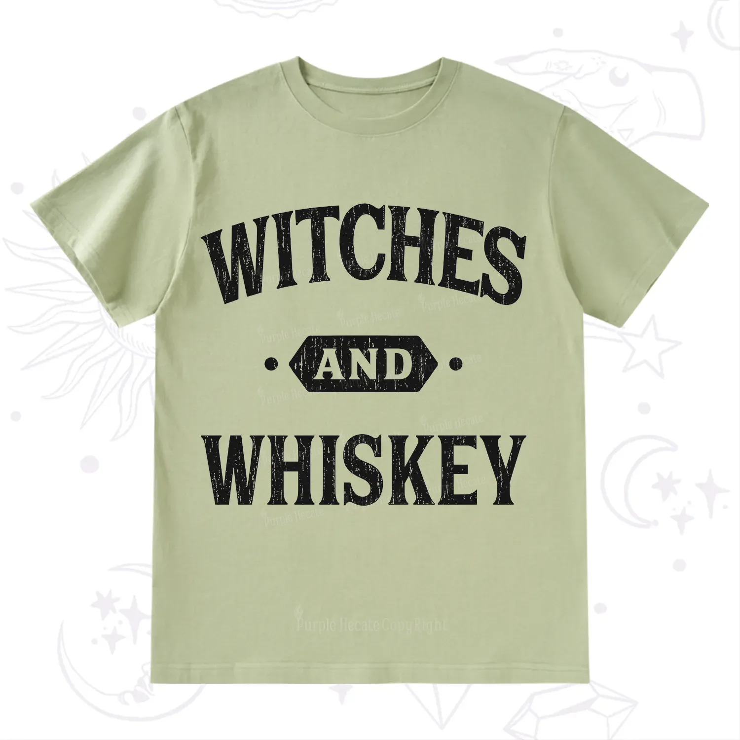 Purplehecate Witches and Whiskey T-Shirt
