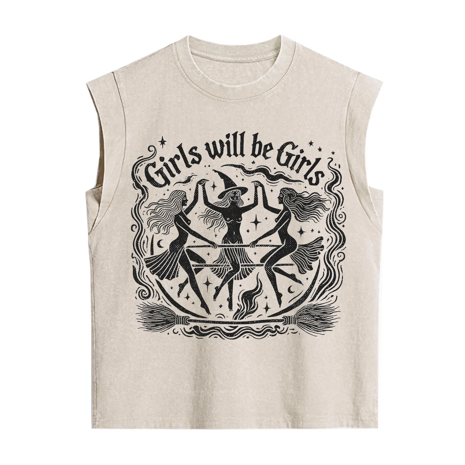 Purplehecate Girls Will Be Girls Vintage Washed Tank