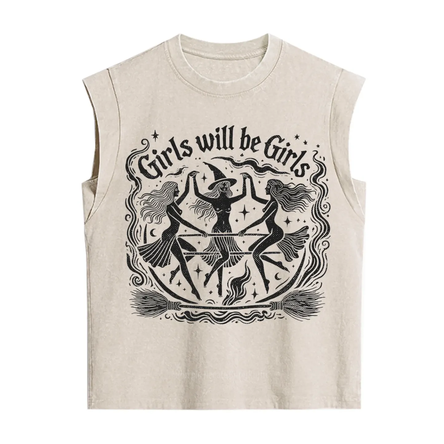 Purplehecate Girls Will Be Girls Vintage Washed Tank