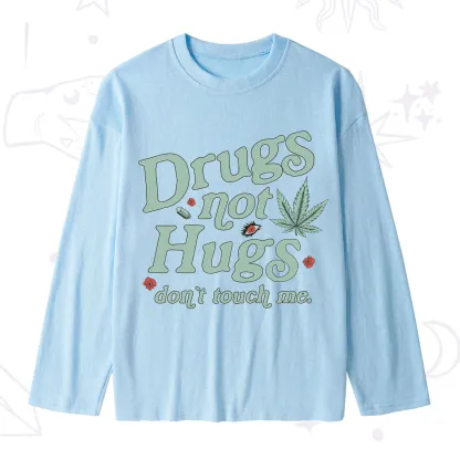 Purplehecate Sarcastic Weed Slub Long Sleeve T-Shirt