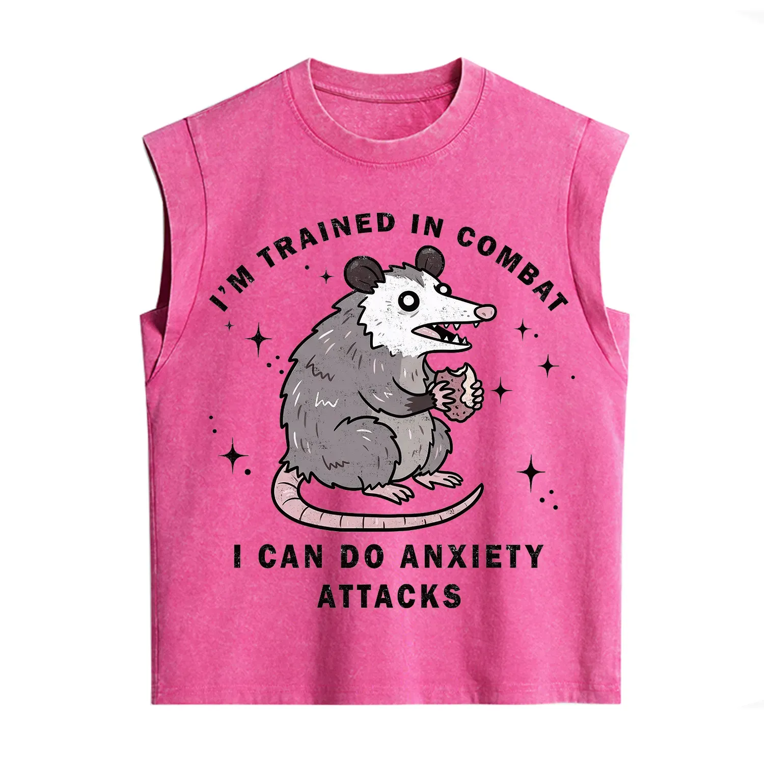 [Copy]Purplehecate The World Can Be Cruel So I Won't Be Vintage Washed Tank