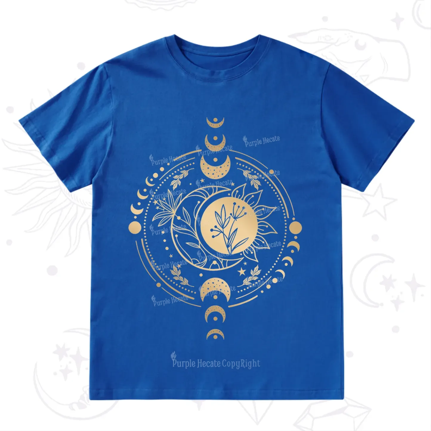 Purplehecate Mystic Moon And Sun T-Shirt