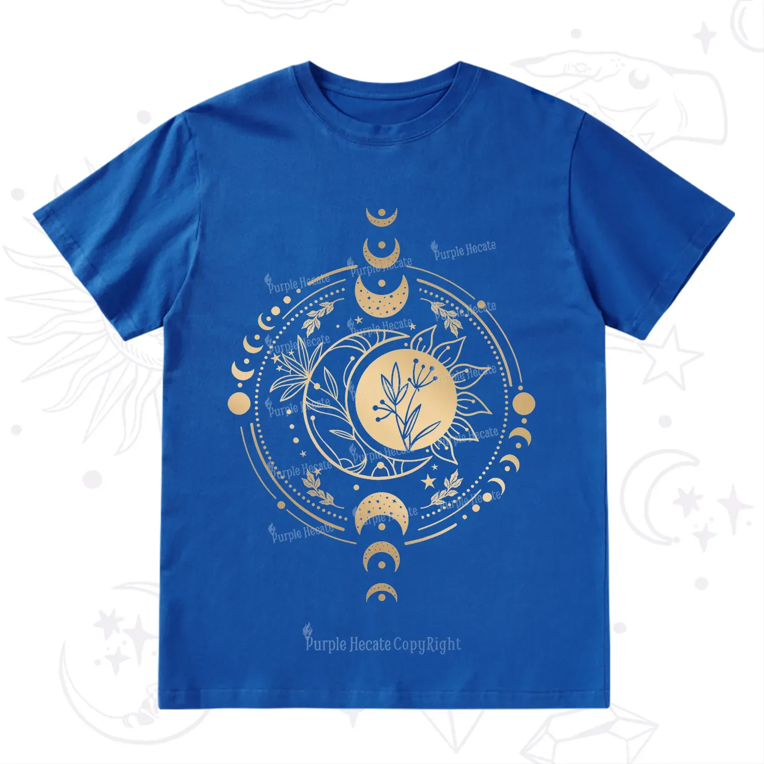 Purplehecate Mystic Moon And Sun T-Shirt