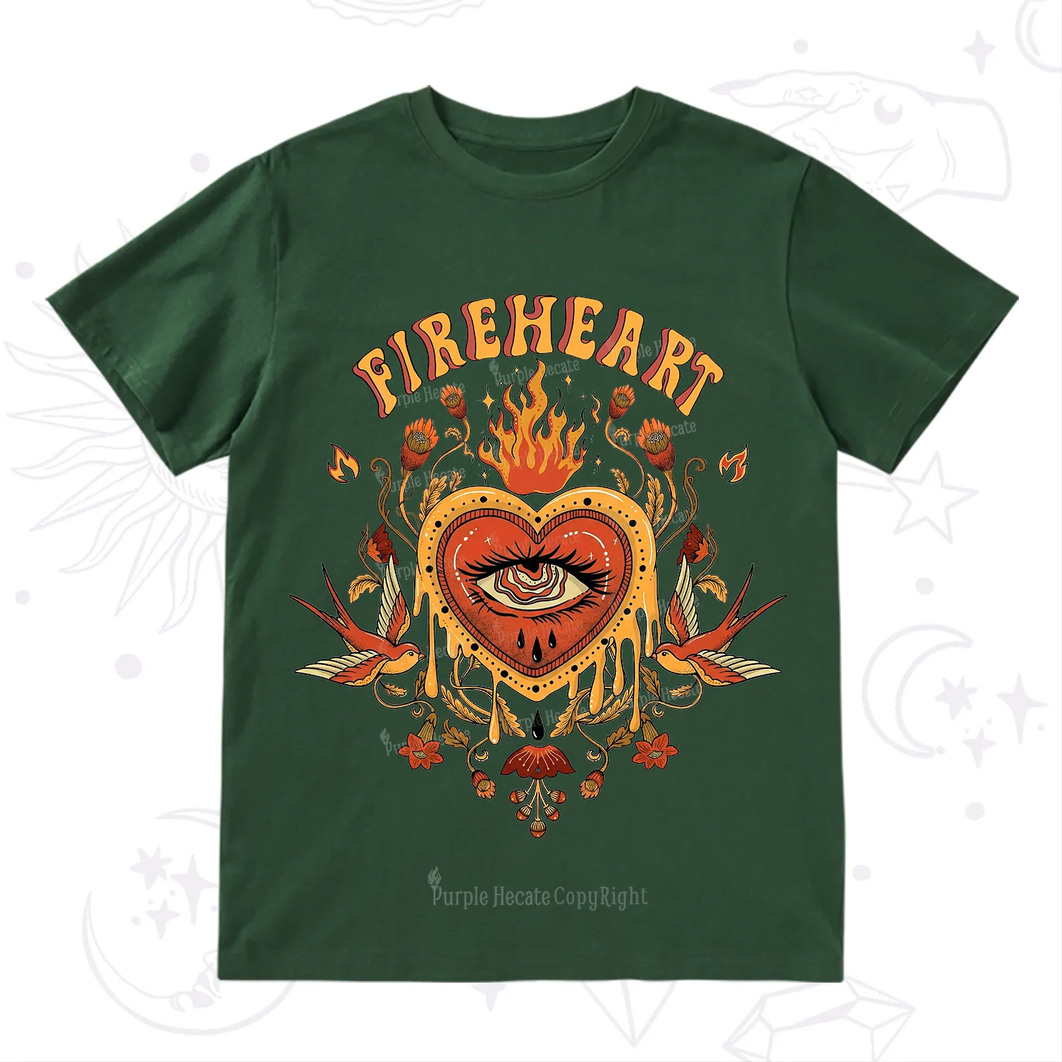 Purplehecate Fireheart T-Shirt