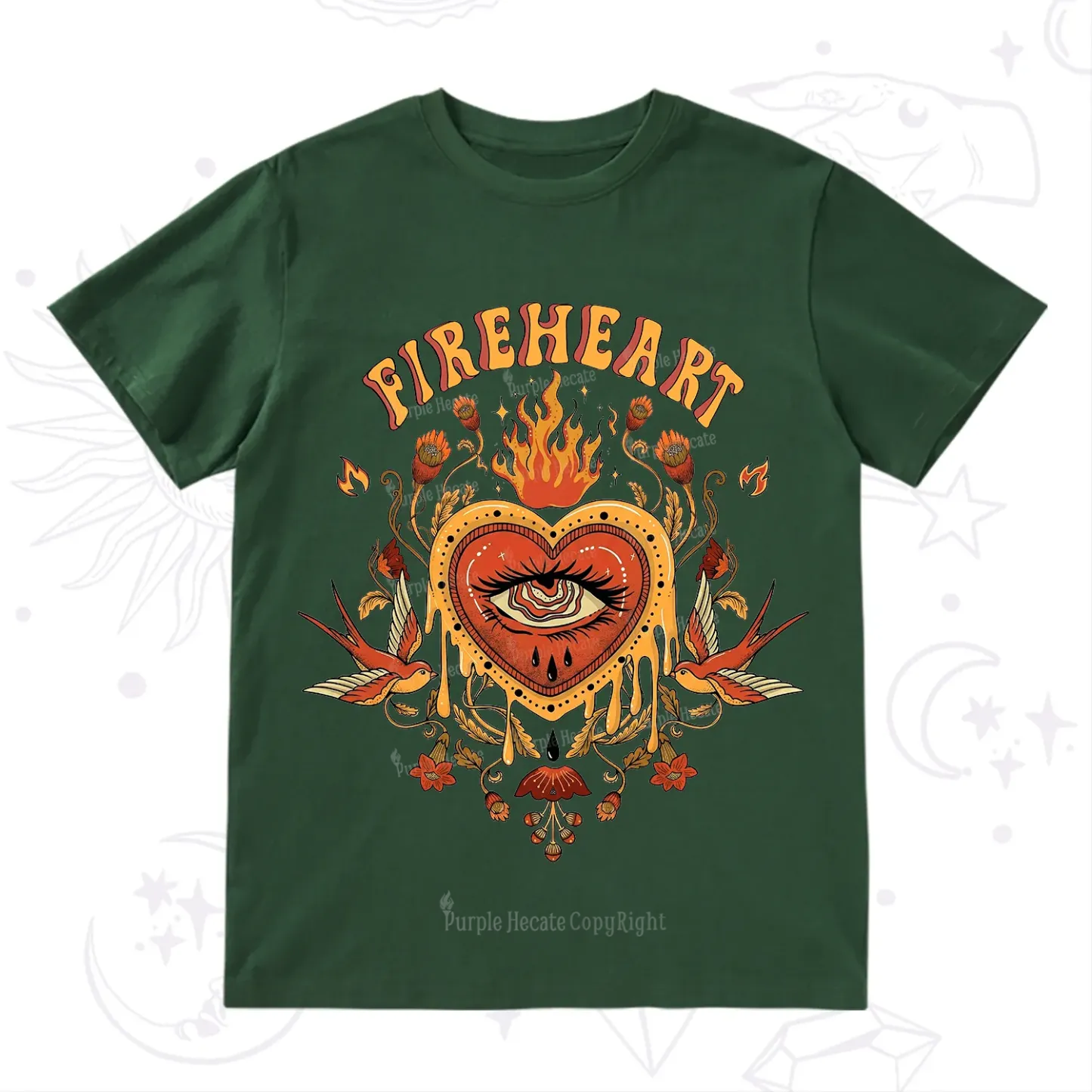 Purplehecate Fireheart T-Shirt
