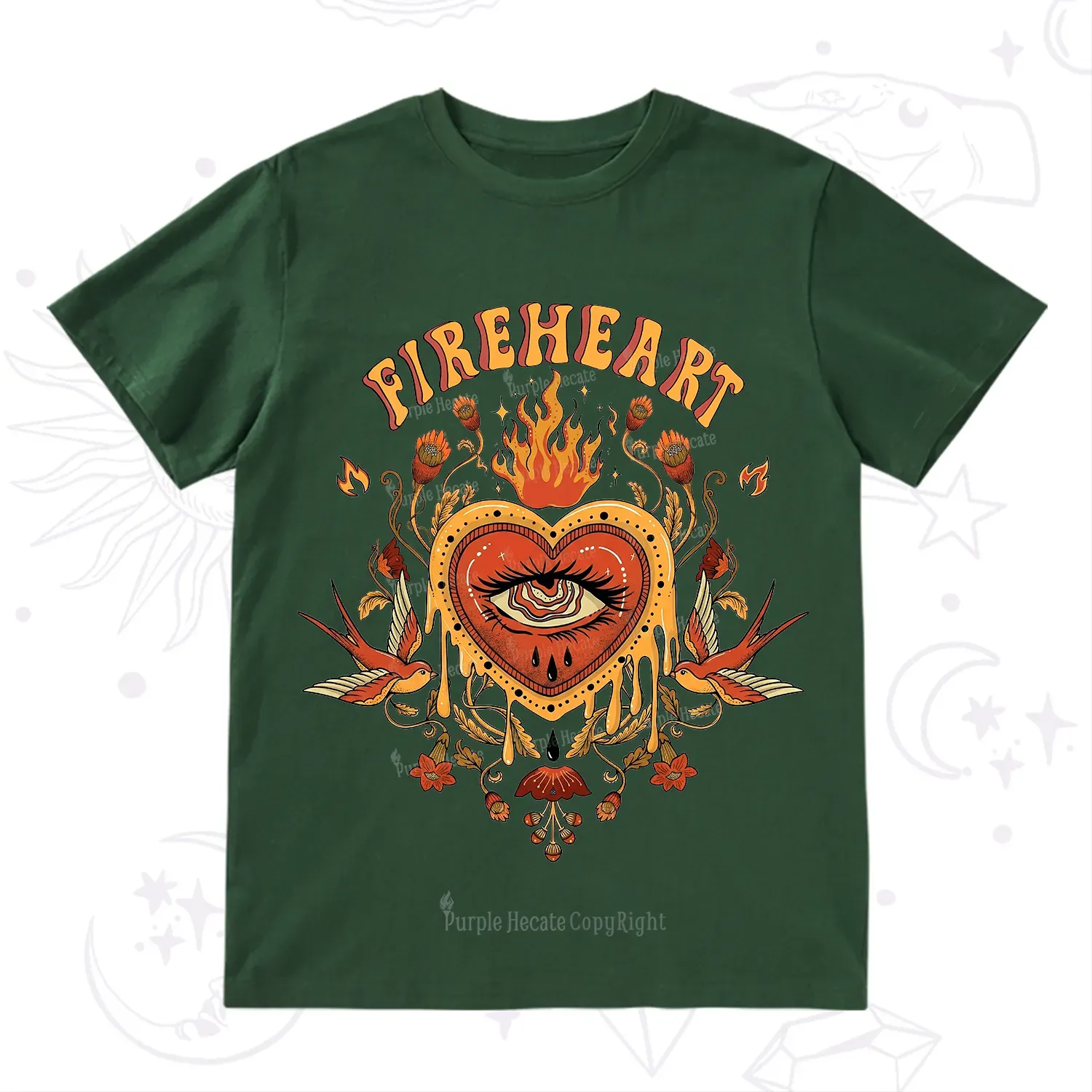 Purplehecate Fireheart T-Shirt