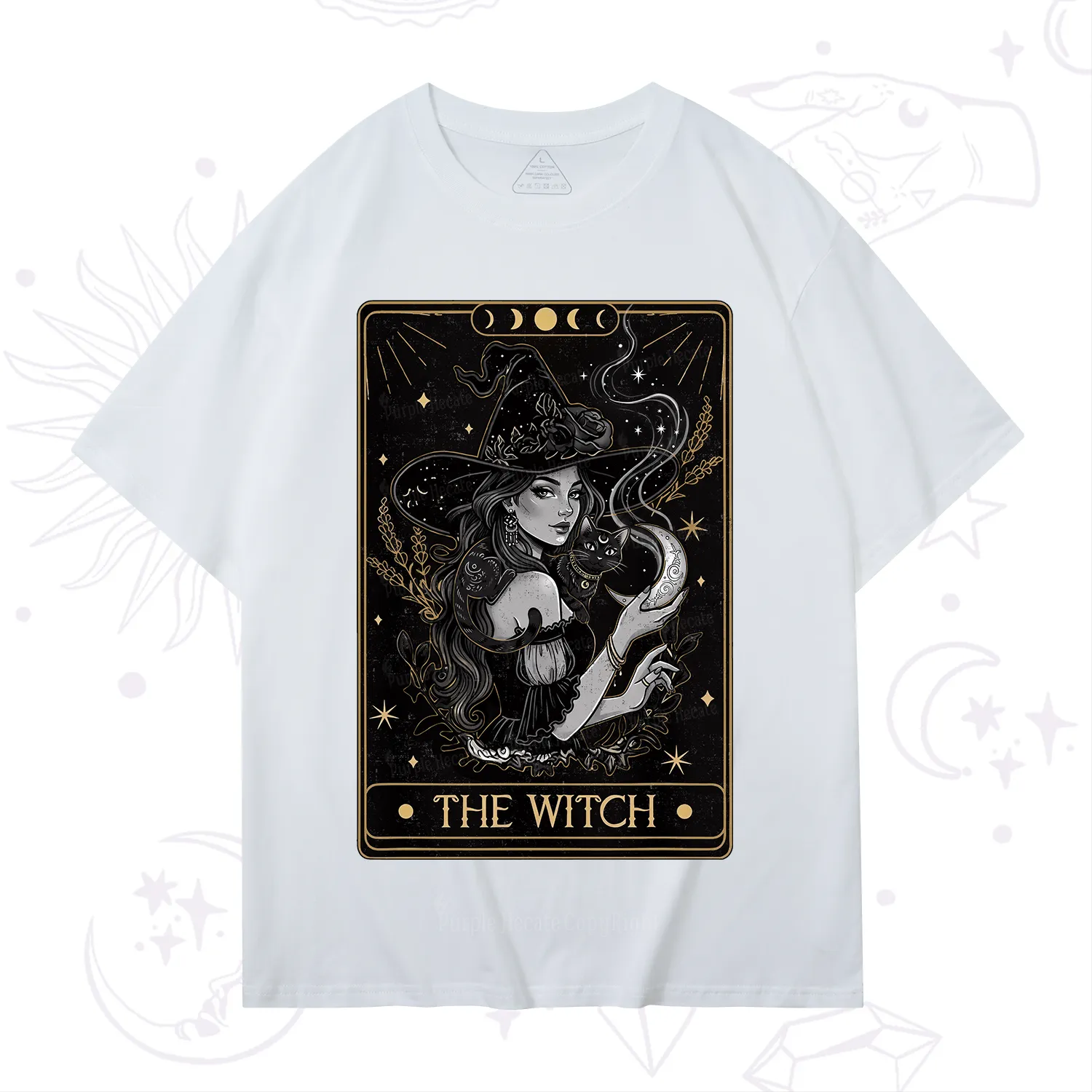Purplehecate The Witch Enchanted Tarot Card T-Shirt