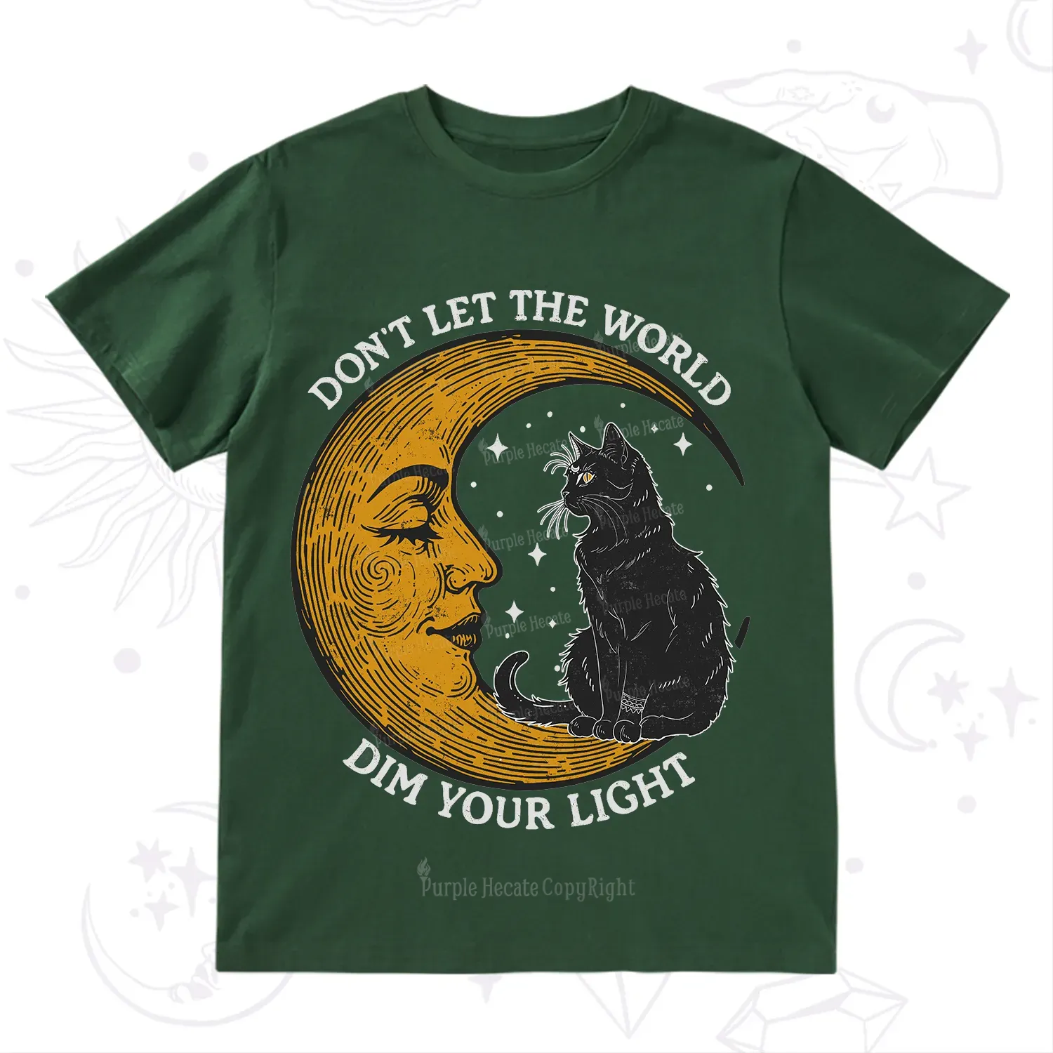 Purplehecate Don't Let The World Dim Your Light T-Shirt
